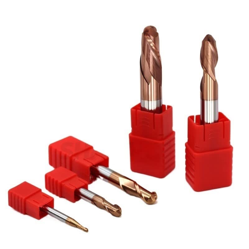 Frese testa sferica HRC55 Rivestimento lega di acciaio al tungsteno(R6.0x12Dx75L)