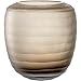 Produktbild Leonardo Bellagio Blumenvase - Farbige Vase aus hochwertigem Glas mit Relief außen - Handarbeit - Höhe 19 cm, Durchmesser 16,5 cm - Beige, 036451