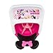 The First Years Disney Minnie Mouse Booster Seat for Kitchen Chair- Includes Removable Tray - Contoured Toddler and Baby Seat with 3-Point Harness for Mealtime - Lightweight Travel Booster Seat