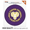 West Chester University Primary Logo Automotive Car Window Locker Circle Bumper Sticker #2