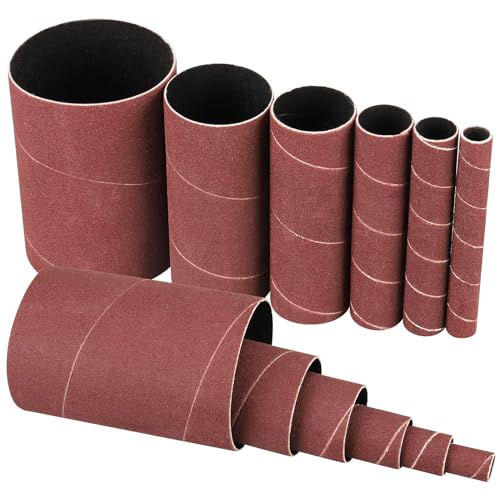 Shineboc 12PCS Aluminium Oxide Sanding Sleeves for Oscillating Sander, 240 Grit