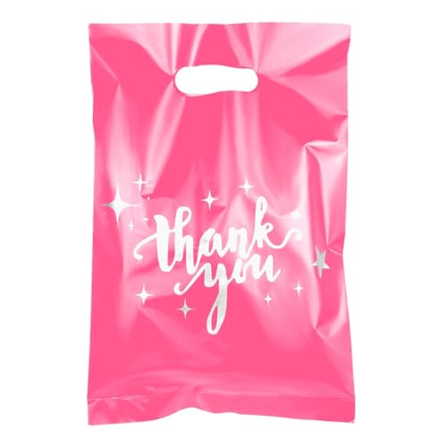 Opiniones y reviews de San plastico - los más vendidos. 46 100 Pcs Bolsas de Compras Reutilizables de Plástico, Diseño con “Thank You” Bolsas de Plastico Regalo Con Asa– Bolsas para Boutique, para Fiestas, Cumpleaños, Bodas, San...