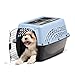 Petmate Dog Crates for Small Dogs & Cat Carriers, Two-Door Plastic Pet Kennel, Top & Front Loading, Made in USA, 24