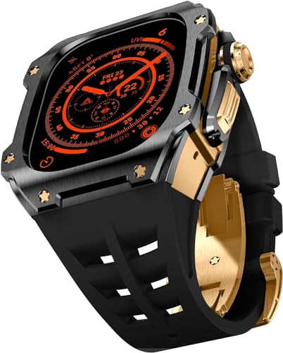 Bracelet de montre en caoutchouc robuste 49mm accessoire de rechange Apple Watch Ultra 2