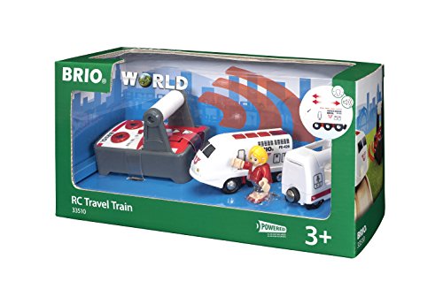 BRIO World 33510 IR Express Reisezug – Elektrische Lokomotive mit Fernsteuerung – Eisenbahnzubehör für die BRIO World… – Bild 4