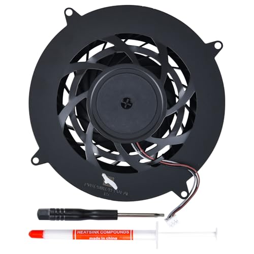 Image of Replacement PS5 Pro Internal Cooling Fan, Internal Cooler Fan Replacement for Sony PlayStation 5 PS5 Pro Series PVB120M12H-P01-AE with 19 Blades, for CFI-70XX CFI-7000 CFI-7021 Series