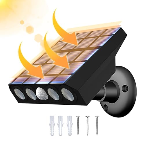 Éclairage solaire de jardin étanche LED 13.4x11.4 cm pour baliser vos allées