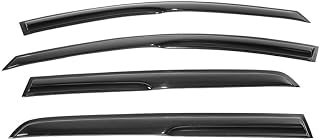 MK7 Mugen Style Acrylic Window Visors Vent Rain Guard 4pcS for VW GTI Autobahn/S/SE 2015-2019|VW Golf S 2015-2019 & SE 2015-2016 2018-2019 & SEL 2015-2016|VW Golf R Base 2015-2019
