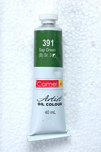 Image of Camlin Ltd Artist Oil Colour 40 ml Pack Of One (SAP GREEN 391)