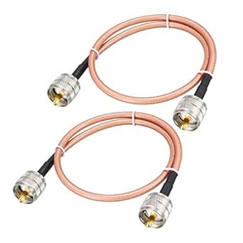 DER - UHF (PL259) Kabelstecker für RG-58 (Clamp