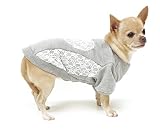CROCI Pull-Over Peluche Lacy Heart pour Chien 25 cm