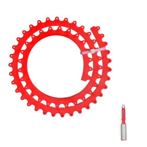 Gvvsjgdbis Nastro di Profilatura per la Lavorazione Del Legno, Barra degli Strumenti per la Lavorazione Del Legno, Striscia di Profilatura a Catena a Ingranaggi per Trasferimento di Modelli Curvi
