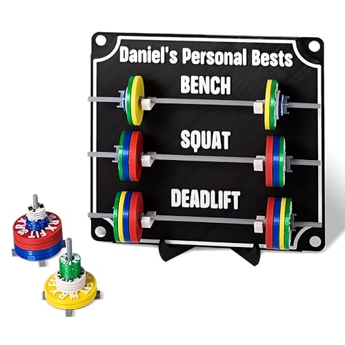 Custom Weight Lifting Tracking Board Mini Barbells Weight