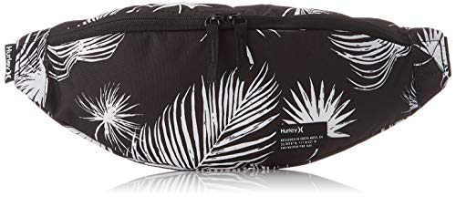 Hurley Printed Scout Hip Pack Riñonera, Mujer, Black Palm, 1SIZE