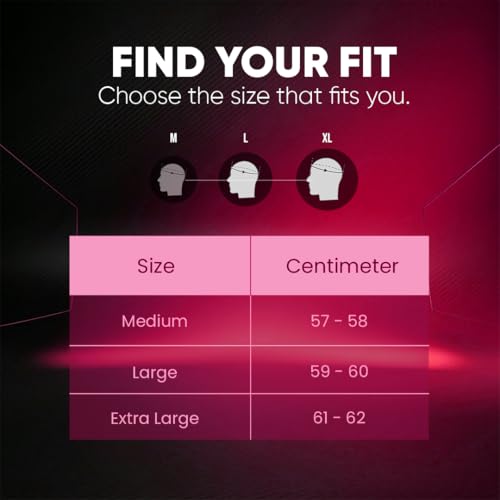 Image of Xtrac Ace Open Face Light Weight Helmet for Men & Women | ISI Certified | Pink | XL