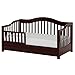 Dream On Me Toddler Day Bed in Espresso – Greenguard Gold & Baby Safety Alliance Certified, Low-to-Floor Design, Removable Safety Guard Rail, Non-Toxic Finish, Includes Storage Drawer