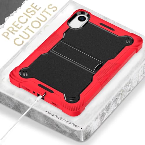 Image of ProElite Cover for Xiaomi Redmi Pad 2 11 inch Case, Rugged Shockproof Heavy Duty Back Case Cover for Xiaomi Redmi Pad 2 11 inch, Red