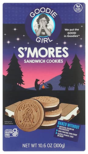 Goodie Girl S'mores Cream Sandwich Cookies, Gluten Free, 10.6 Ounces