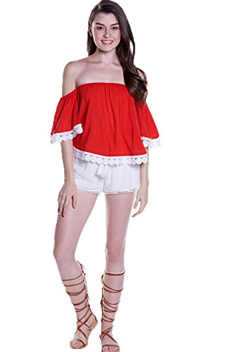 Grenouille sans bretelles YALI A orange taille S pour femme