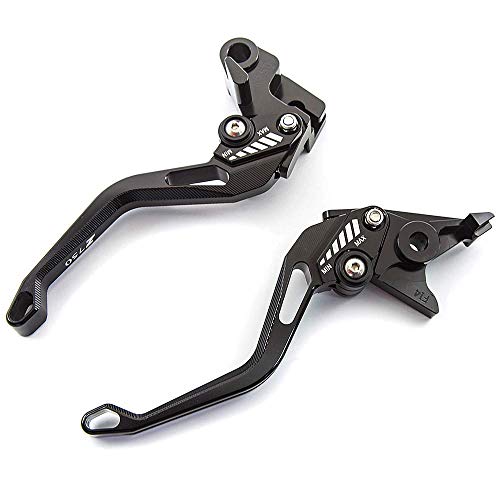 Manetas de aluminio FXCNC textura 3D para rutas en Kawasaki Z750S 3