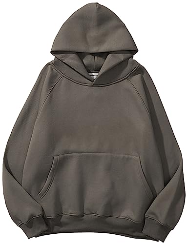 EUDOLAH Damen Herren Langarm Fleece Kapuzenpullover Hip Hop Hoodie...