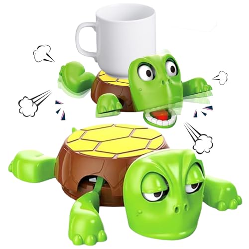 Lustiger Schildkröte Untersetzer Tier Themen Untersetzer 3D Gedruckter SchildkröTen Untersetzer Offene Augenschildkröten Untersetzer Untersetzer für Getränke für alle Arten von Tassen