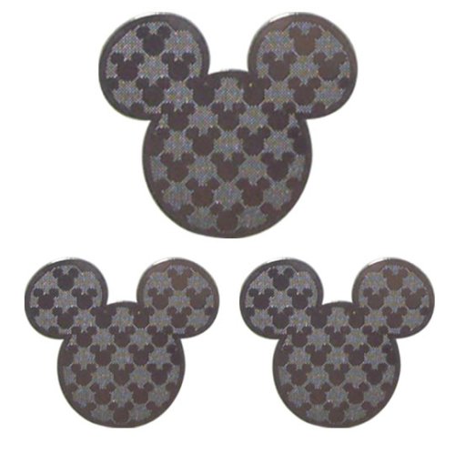 Sceau métallique mobile Disney argent S en acier inoxydable pour enfants