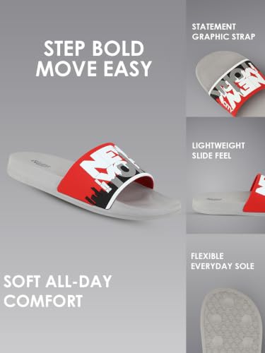 Image of URJO Kids's Sliders /Slippers Lightweight Super Flexible Arch Support Durable Anti Skid & Stylish Dailywear Sliders /Slippers for Boy's & Girl's