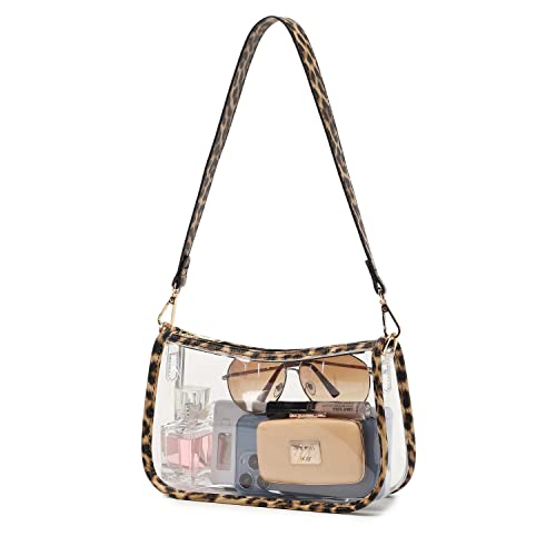 Image of Clear Purse Stadium Approved Bag Transparent Beach Handbag
