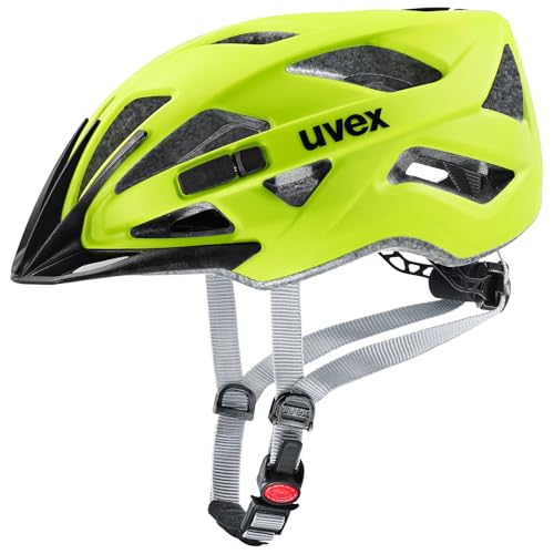 uvex touring cc, casco tuttofare leggero unisex, regolazione individuale delle dimensioni, ampliabile con luce a LED, neon yellow matt, 52-57 cm