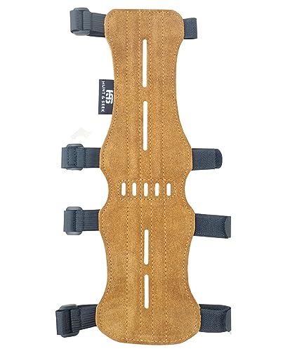 Brassard de tir à l'arc en daim pour éviter les frottements de corde