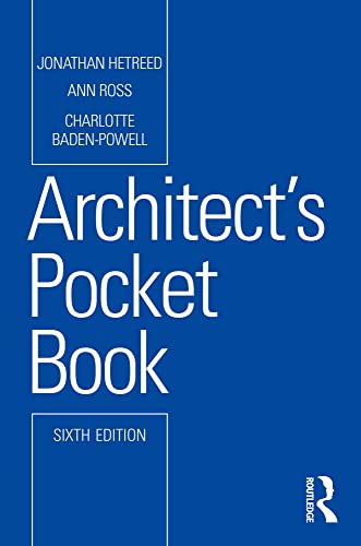 Architect's Pocket Book en anglais livre de poche format compact Routledge