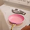 Frying Pan Nonstick, 9.5 Inch Pink Egg Pan, Non Stick Fry Pan 100% PTFE PFOA-Free Omelet Skillet Pan, Toxin-Free Skillets Stone Cookware, Anti-Warp Base with All Stove Tops, Induction Compatible #4