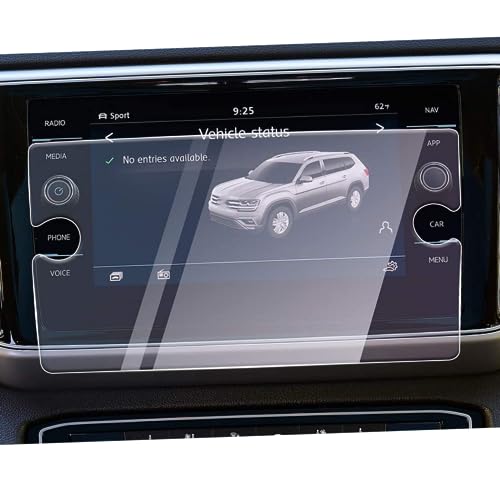 Film de verre trempé 8 pouces pour navigation GPS de VW Golf GTI MK7 2018-2021