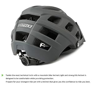 Exclusky Bike Helmet Adults Lightweight Bicycle Helmet Mountain Bike Helmet for Men Women — photo 6 of 6