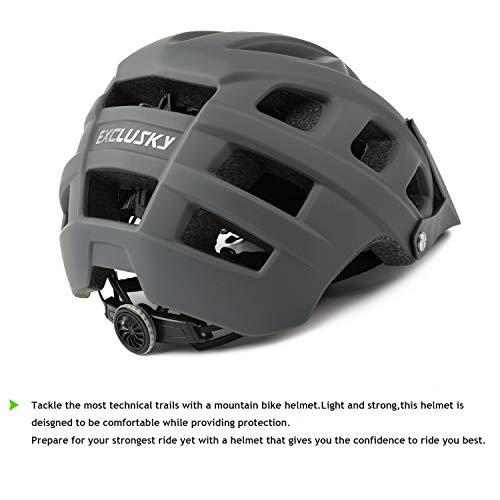 Image of Exclusky Mountain Bike Helmet MTB Bicycle Cycling Helmets for Adult Women and Men CPSC Certified