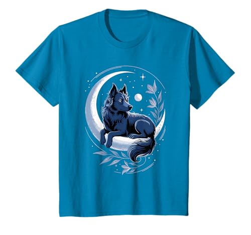 Crescent Moon Belgian Sheepdog Groenendael T-Shirt