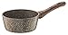 Pintinox Casseruola Alluminio Serie Natura, Antiaderente Effetto Pietra, Manico Effetto Legno, Adatta all'Induzione, Diametro 16 cm