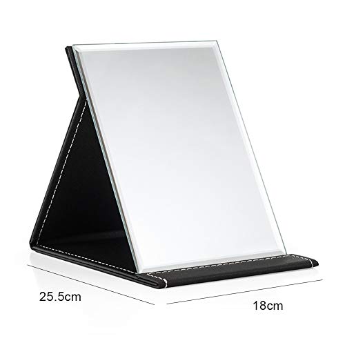 Naysaye 10X7 Inches Portable Folding Makeup Mirror - Table Vanity Desk Travel Mirror With Stand,Tabletop Desktop Mirror #TOP1