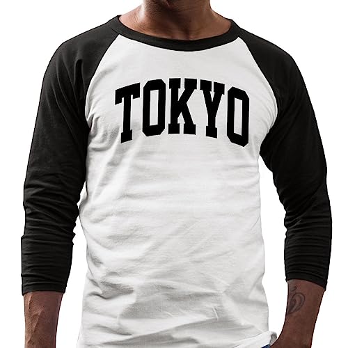 Tokyo Collegiate Three-Quarter Raglan Sleeve Baseball Shirt Unisex2