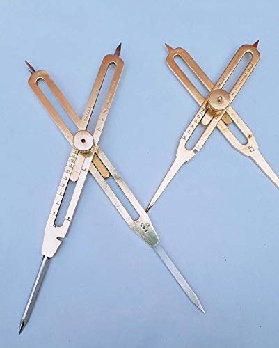 Mahira Nautical Brass Proportional Divider Set of Two Size 6