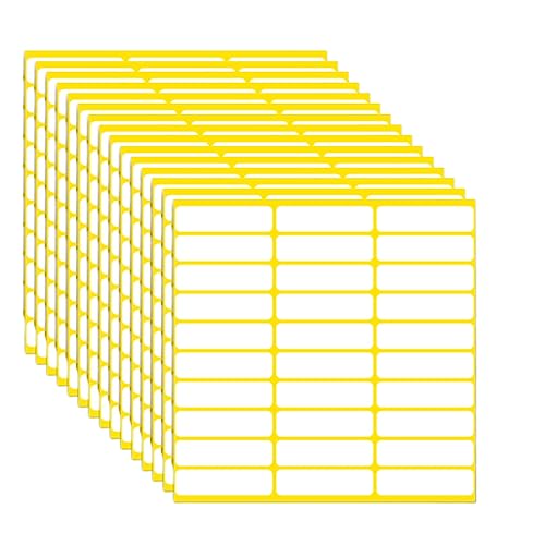 450 Pcs Small Sticky Labels Matte White Labels Stickers Blank Adhesive Labels Address Labels Stickers Price Labels Name Labels for Home Office File Folders Envelopes (14-x-53)