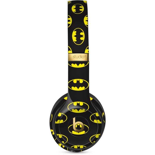 Skinit Decal Audio Skin Compatible with Studio Wireless 3 - Officially Licensed DC Comics Batman Logo All Over Print Design