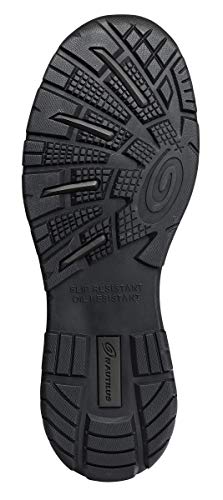 NAUTILUS Sapato industrial masculino sem cadarço, Marrom, 50