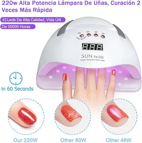 La mejor comparación de Lampara para uñas - los más vendidos. 4 La mejor comparación de Lampara para uñas - los más vendidos. 3