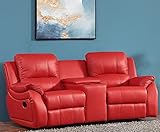 Mapo Möbel Ledersofa Kinosofa Relaxcouch Fernsehsofa 5129-Cup-2-8401 - 2