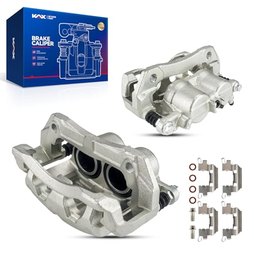 Image of KAX Disc Brake Caliper Assembly Fit for Honda CR-V 2012-2016 2.4L, CR-V 2007-2011, Odyssey 2005-2010, Crosstour 2012-2015, Accord Crosstour 2010-2011, Acura RDX 2007-2012, Front Left and Right