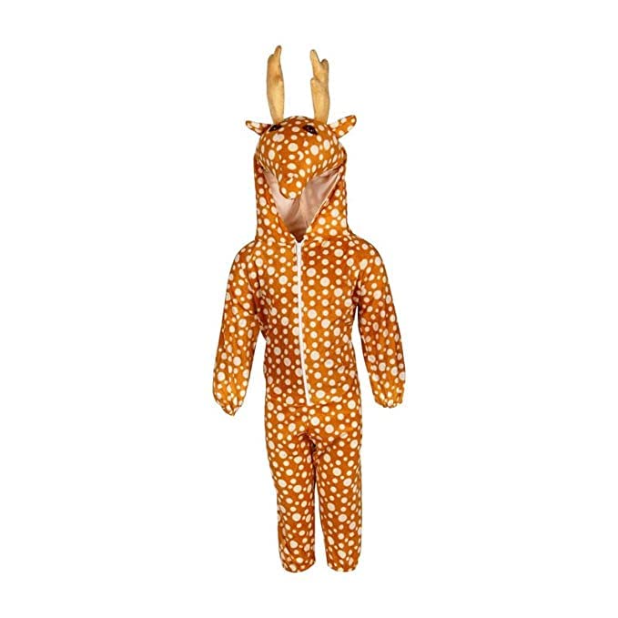 Fancyclub Dindo Point Kids Animal Costume & Fancy Dress School Function Theme Party(Deer) (7-8 Year) - Polyester, Multicolor (B0C5JXQ3N1) Amazon Price History, Amazon Price Tracker