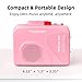 Cassette Player Tape Recorders AM/FM Radio, Portable Tape Player Records Built in Speakers Manual Record - 2AA Battery Or DC 5V Supply with 3.5MM Earphone- Pink