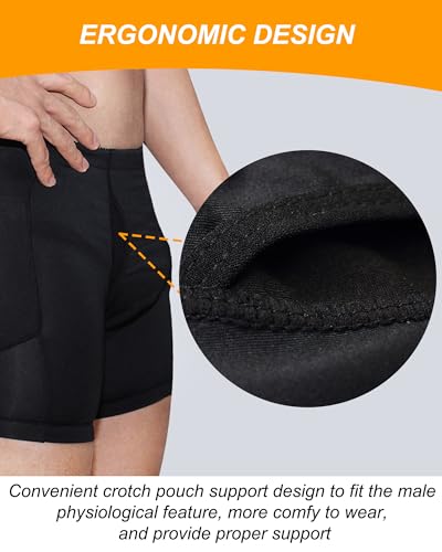 Mens Padded Underwear, Hip Lift Boxer Briefs Body Shaper, Butt Lifter Shapewear Shorts with Detachable Pads4